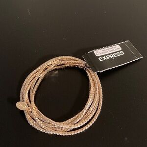 Express Metallic Wrap Bracelet